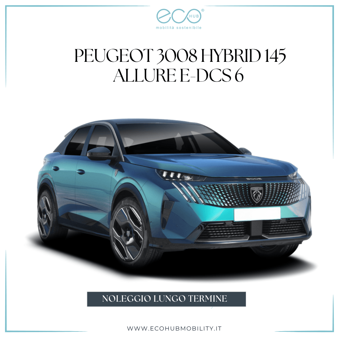 Noleggio Lungo Termine PEUGEOT 3008 Hybrid 145 Allure e-DCS 6